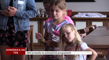 Děti se bavily na animačních programech