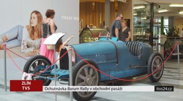 Ochutnávka Barum Rally v obchodní pasáži ve Zlíně