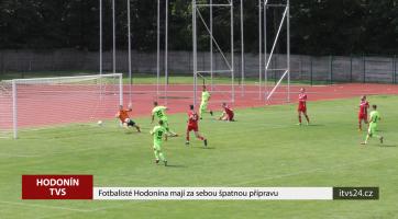 Fotbalisté Hodonína mají za sebou špatnou přípravu