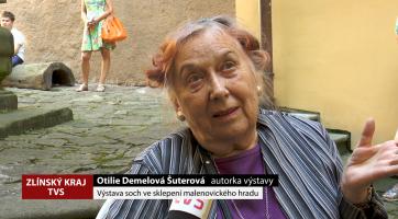 Výstava soch ve sklepení malenovického hradu 