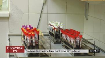 Transfúzní stanice připravily pro dárce odměny