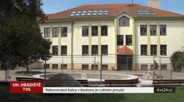 Rekonstrukce kašny u Bastionu je v plném proudu