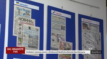Unikátní výstava novin v knihovně 