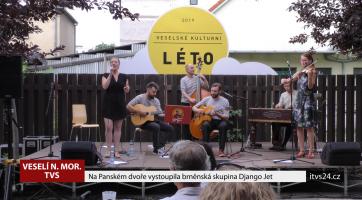 Vystoupení kapely Django Jet
