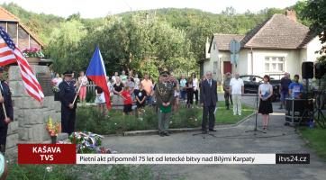 Vzpomínková akce u příležitosti 75. výročí letecké bitvy nad Bílými Karpaty