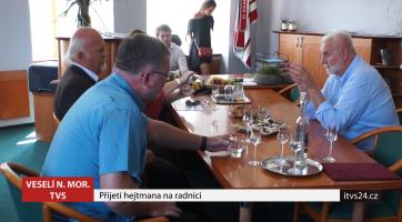 Místostarosta přijal hejmana Jihomoravského kraje na radnici 