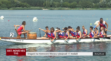 Dragoni na mistrovství Moravy vybojovali 11 medailí