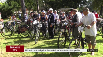 Milovníci historických kol se setkali na 16. ročníku Histopedálu