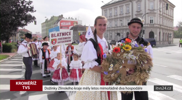 Dožínky Zlínského kraje měly letos výjimečně dva hospodáře