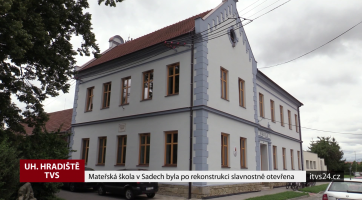 Mateřská škola v Sadech byla po rekonstrukci slavnostně otevřena
