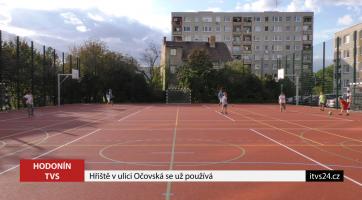 Hřiště v ulici Očovská se už používá