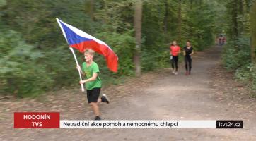 Netradiční akce pomohla nemocnému chlapci