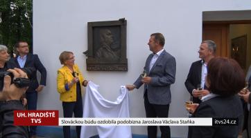 Slováckou búdu ozdobila podobizna Jaroslava Václava Staňka