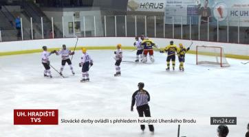 Slovácké derby ovládli hokejisté Uherského Brodu