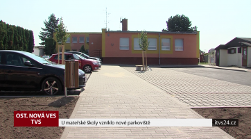 U mateřské školy vzniklo nové parkoviště