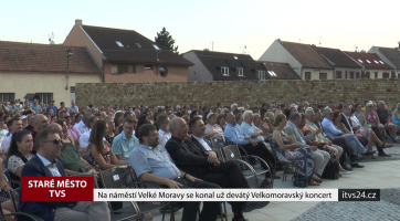 Na náměstí Velké Moravy se konal devátý Velkomoravský koncert