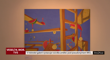 V městské galerii vystavuje umělec s pseudonymem MICL