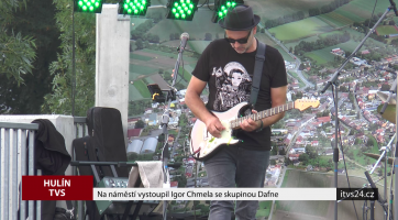 V Hulíně vystoupil Igor Chmela se skupinou Dafne