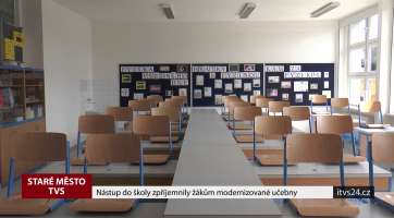 Nástup do školy žákům zpříjemnily modernizované učebny