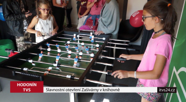 Slavnostní otevření Zašívárny v knihovně