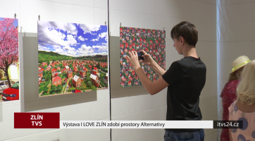 Výstava I LOVE ZLÍN zdobí prostory Alternativy