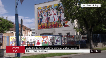 Přijetí žáků na radnici