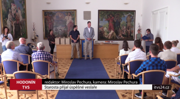 Starosta Hodonína přijal úspěšné veslaře