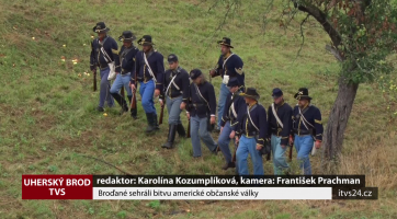 Broďané sehráli bitvu americké občanské války