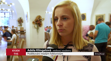 Poděkování mladým folkloristům
