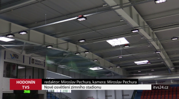 Nové osvětlení zimního stadionu