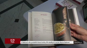 Křest knihy 99 sladkých teček Marie Baťové
