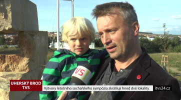 Výtvory sochařského sympózia zkrášlují dvě lokality