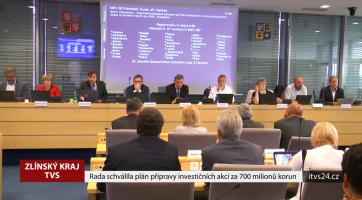 Rada schválila plán přípravy investičních akcí za 700 milionů korun