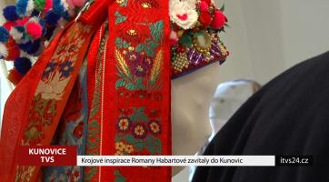 Krojové inspirace Romany Habartové zavítaly do Kunovic