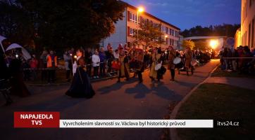 Vyvrcholením slavností sv. Václava byl historický průvod