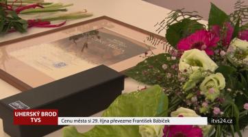 Cenu města Uherský Brod si 29. října převezme František Bábíček