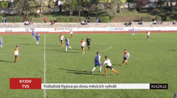 Fotbalisté Kyjova po dvou měsících vyhráli