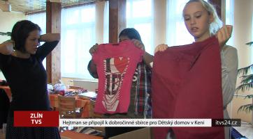 Hejtman se připojil k dobročinné sbírce pro dětský domov v Keni