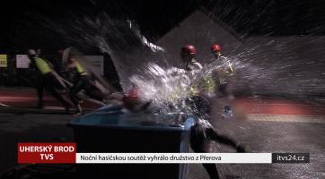 Noční hasičskou soutěž vyhrálo družstvo z Přerova