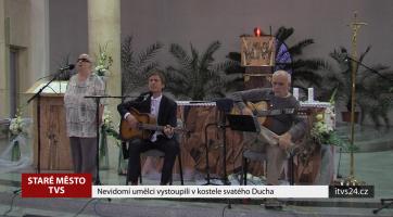 Nevidomí umělci vystoupili v kostele svatého Ducha 