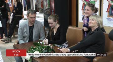 Předpremiéra Poslední aristokratky vyprodala kino Panorama 