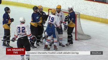 Dorostenci Uherského Hradiště ovládli základní část ligy