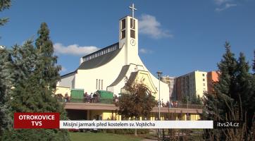 Před kostelem sv. Vojtěcha proběhl misijní jarmark 