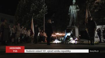 Hodonín oslavil 101. výročí vzniku republiky