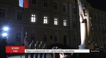 Kyjov si připomněl 101. výročí vzniku Československa