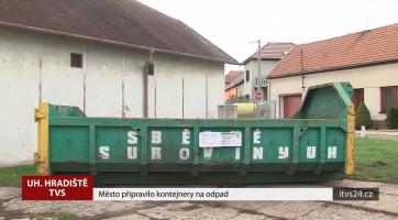 Město připravilo kontejnery na odpad