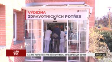 Krajská nemocnice má novou výdejnu zdravotnických potřeb