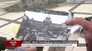 Do Hulína zavítala putovní výstava připomínající listopad 1989