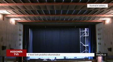 V hodonínském kině Svět probíhá rekonstrukce