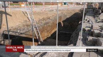 Město buduje polopodzemní kontejnery na odpad